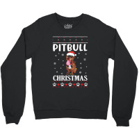 Merry Christmas Noel Day Pitbull Dog Lo Pitbull Dog Dancing With Snow  Crewneck Sweatshirt | Artistshot