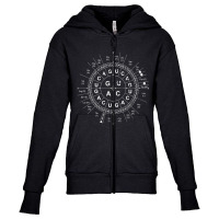 Nucleotides Genetic Code Dna Biologist Biology Youth Zipper Hoodie | Artistshot