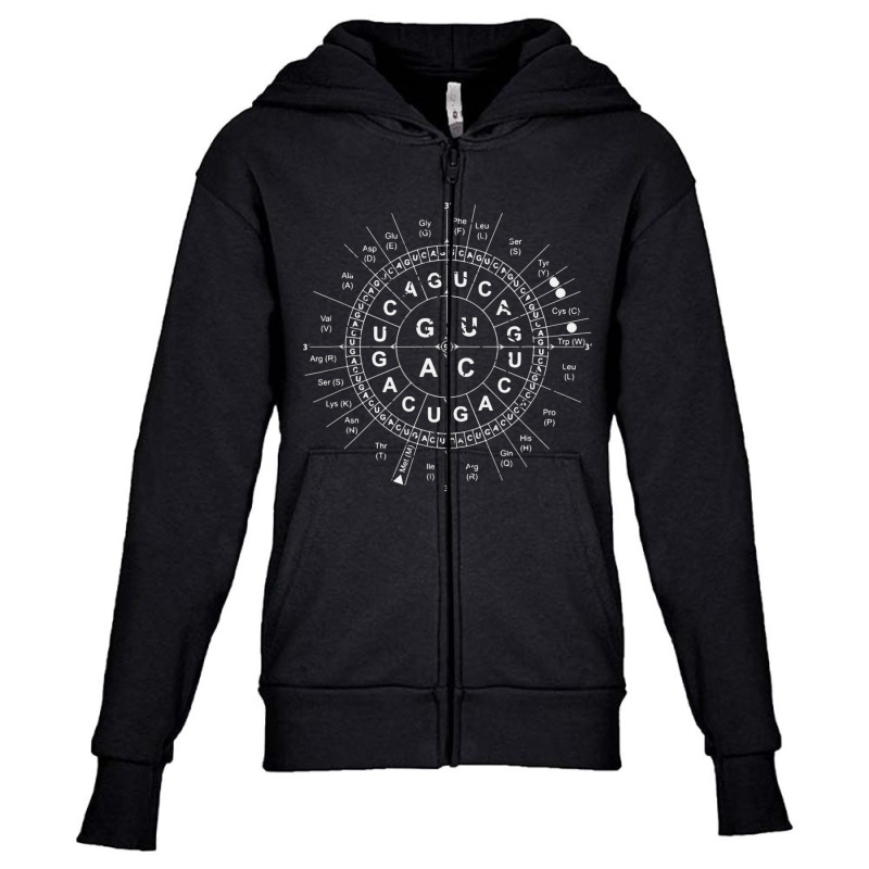 Nucleotides Genetic Code Dna Biologist Biology Youth Zipper Hoodie by cm-arts | Artistshot