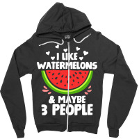 Watermelon  Shirt Watermelon Fruit Slice   2143 Zipper Hoodie | Artistshot