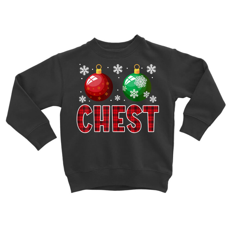 Chest Nuts Matching Chestnuts Funny Christmas Couples Chest T Shirt Toddler Sweatshirt | Artistshot