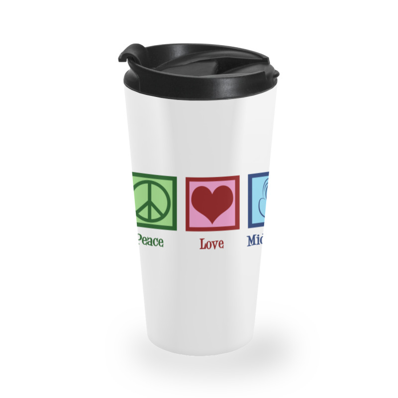 Midwife Peace Love Midwifery Travel Mug | Artistshot