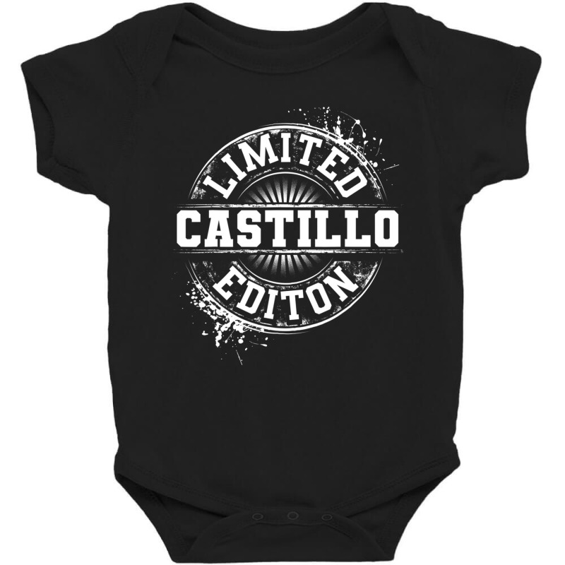 Castillo Surname Family Tree Birthday Reunion Baby Bodysuit | Artistshot