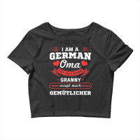 German Oma Grandmother Granny Germany Grandma Crop Top | Artistshot