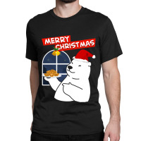 Merry Christmas Merry Christmas Polar Bear  Christmas Cookies Classic T-shirt | Artistshot