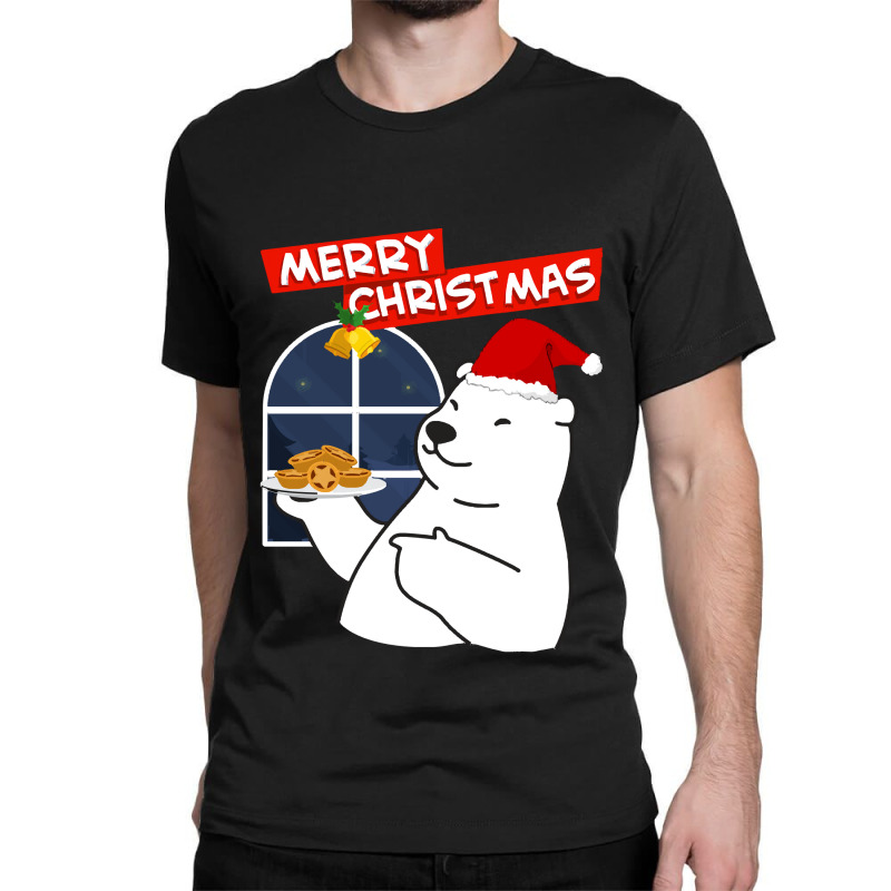 Merry Christmas Merry Christmas Polar Bear  Christmas Cookies Classic T-shirt by kerchingparticular | Artistshot