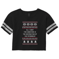 All I Want For Christmas Is Social Political Economic Equality For All Scorecard Crop Tee | Artistshot