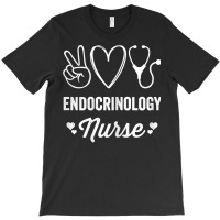 Womens Endocrinology Nurse Cute Heart Stethoscope Vintage Nursing T Sh T-shirt | Artistshot