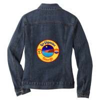 Los Gigantes Ladies Denim Jacket | Artistshot