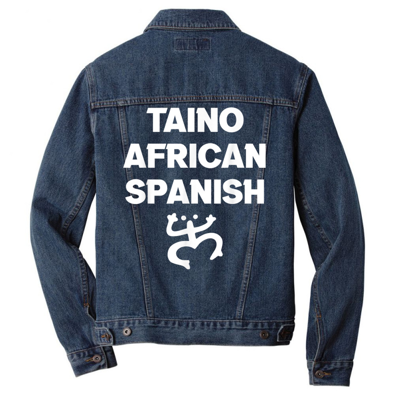 Taino African Spanish Puerto Rican Roots Puerto Rico Coqui T Shirt Men Denim Jacket by pofijinashu | Artistshot