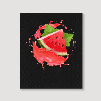 Watermelon  Shirt Watermelon Fruits Who Loves Juicy Watermelons   2150 Portrait Canvas Print | Artistshot