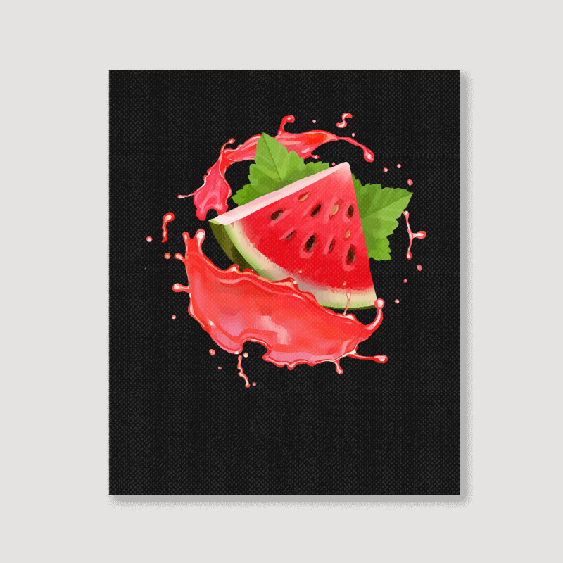 Watermelon  Shirt Watermelon Fruits Who Loves Juicy Watermelons   2150 Portrait Canvas Print | Artistshot