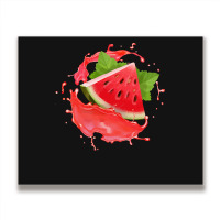 Watermelon  Shirt Watermelon Fruits Who Loves Juicy Watermelons   2150 Metal Print Horizontal | Artistshot