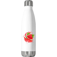 Watermelon  Shirt Watermelon Fruits Who Loves Juicy Watermelons   2150 Stainless Steel Water Bottle | Artistshot