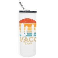 Retro Sunset Waco Texas T Shirt Skinny Tumbler | Artistshot