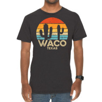 Retro Sunset Waco Texas T Shirt Vintage T-shirt | Artistshot