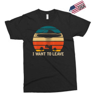 I Want To Leave Ufo Abduction Extraterrestrial Alien Exclusive T-shirt | Artistshot