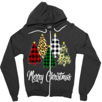 Merry Christmas Treemerry Christmas Tree Zipper Hoodie | Artistshot