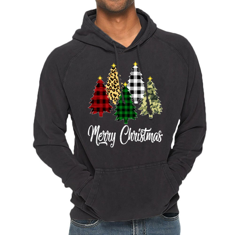 Merry Christmas Treemerry Christmas Tree Vintage Hoodie by kerchingparticular | Artistshot