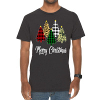 Merry Christmas Treemerry Christmas Tree Vintage T-shirt | Artistshot