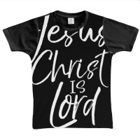 Christian Lordship Faith Statement Jesus Christ Is Lord Graphic Youth T-shirt | Artistshot