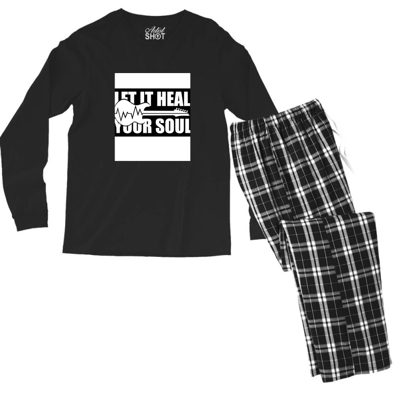 Let It Heal Your Soul Men's Long Sleeve Pajama Set | Artistshot