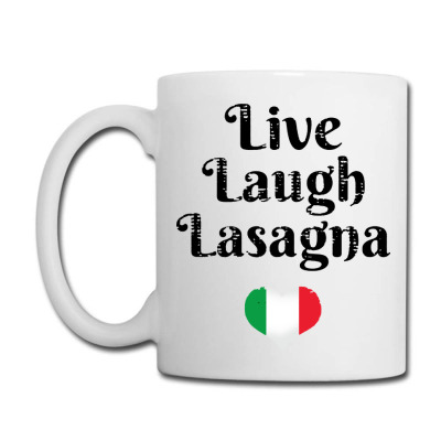 Live Laugh Lasagna Coffee Mug Designed By Palm Tees