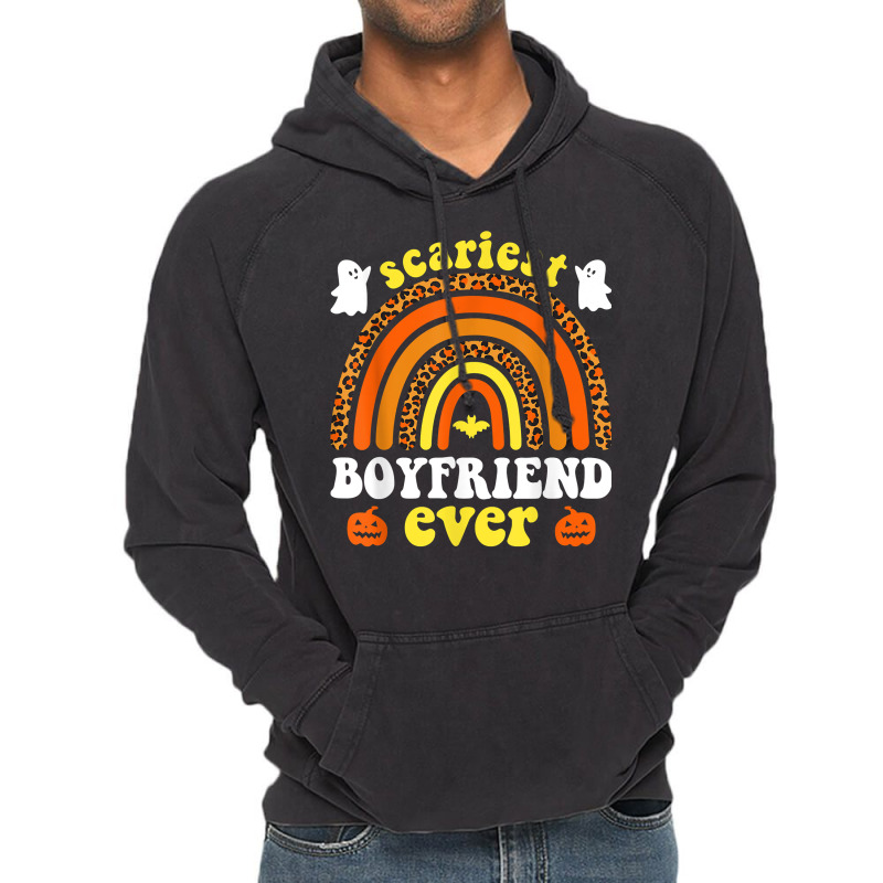 Scariest Boyfriend Ever Rainbow Ghost Halloween Boyfriend T Shirt Vintage Hoodie by maecopaharo | Artistshot