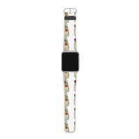 Retro Vintage Groovy Pumpkin Halloween Colors Flower Ghost T Shirt Apple Watch Band | Artistshot