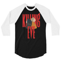 Killing Eve, Killing, Eve, Killing Eve Vintage, Killing Eve Painting,  3/4 Sleeve Shirt | Artistshot