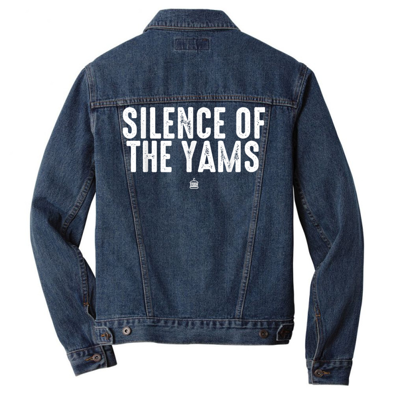 Silence Of The Yams Punsgiving.funny Group T Shirt Men Denim Jacket | Artistshot