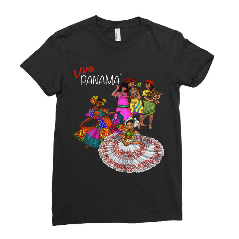 Panamanian Heritage And Pride Ladies Fitted T-Shirt by SparkleTzeremes | Artistshot