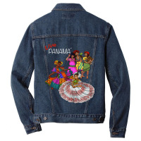 Panamanian Heritage And Pride Men Denim Jacket | Artistshot