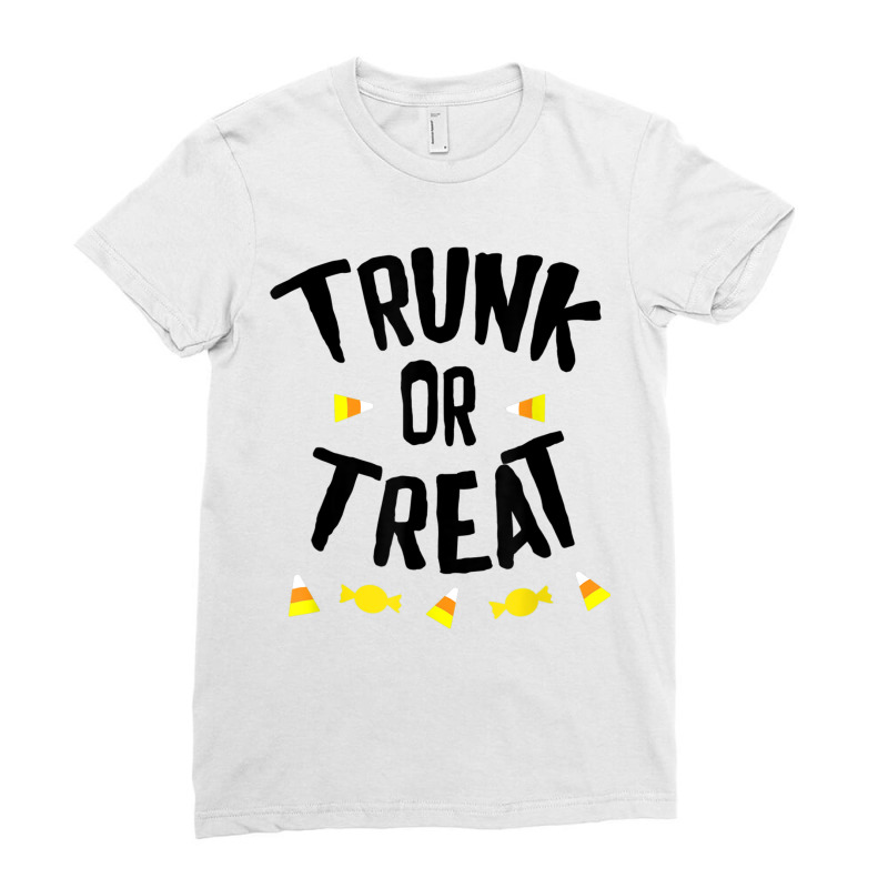 Christian Halloween Trunk Or Treat Church Ladies Fitted T-Shirt by BrodyEdgmon | Artistshot