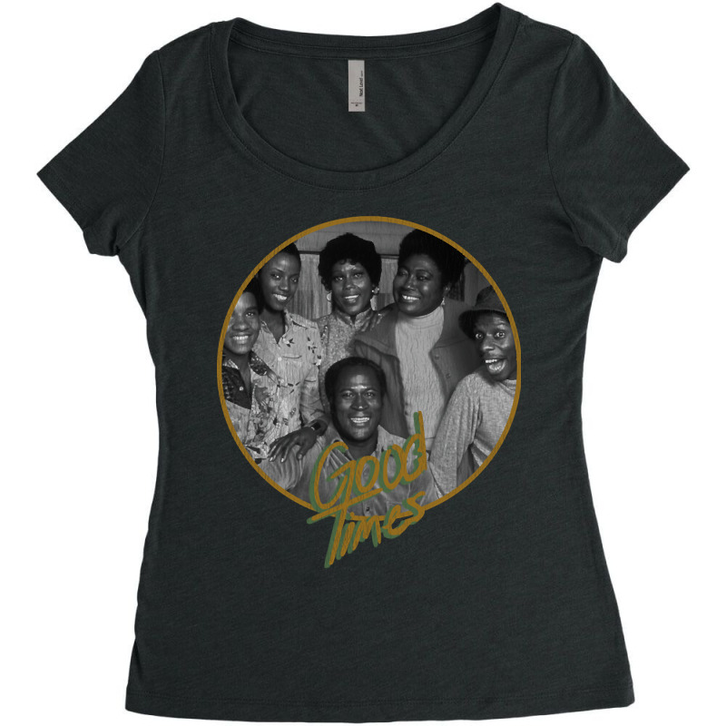 Good Times Family Women's Triblend Scoop T-shirt by Kosdapen517 | Artistshot