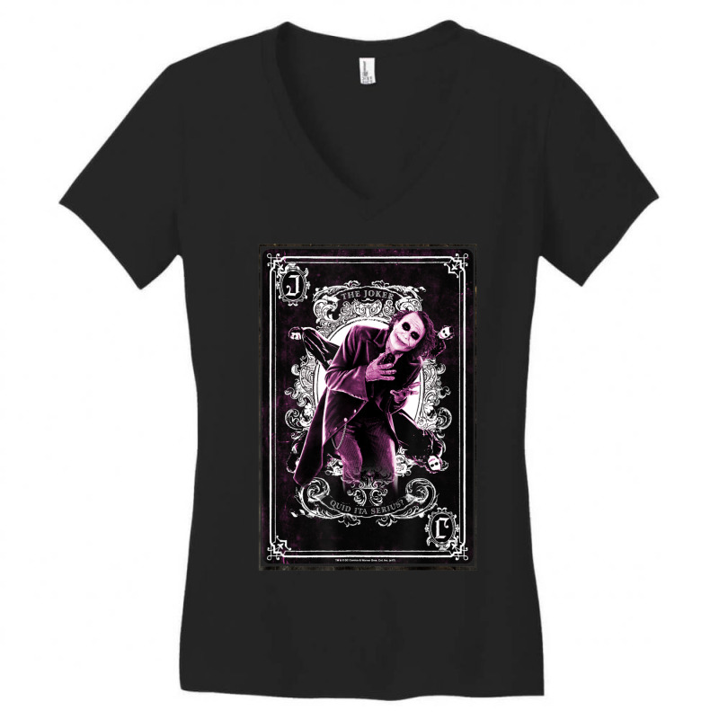 B.at.man Dark K.night Jo.ker Quid Ita Serius Women's V-Neck T-Shirt by beetcasinomine | Artistshot