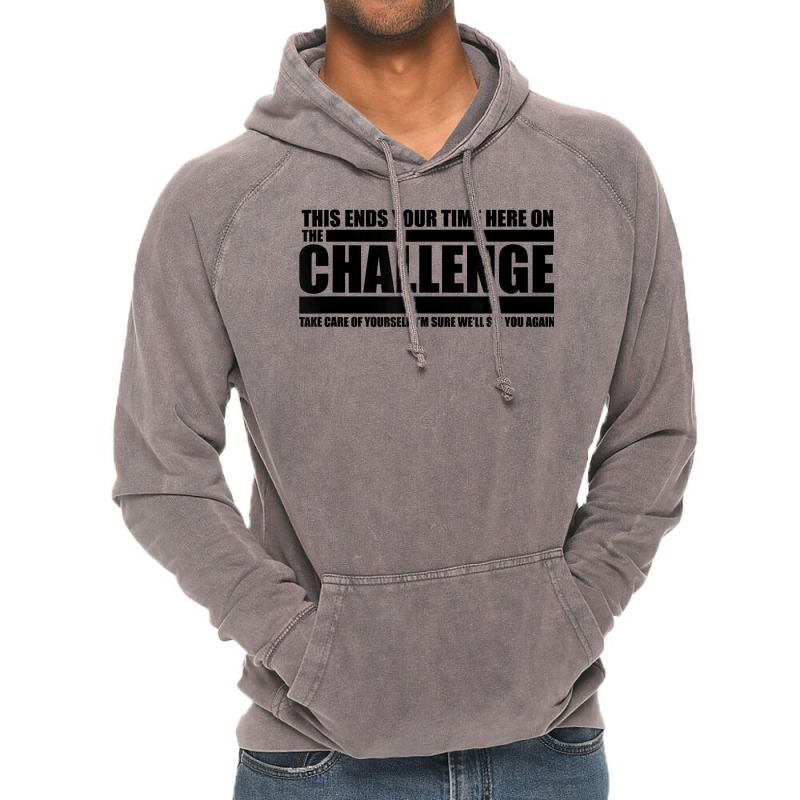 The Take Care Of Yourself Challenge Quote T Shirt Vintage Hoodie | Artistshot