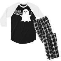 This Is My Ghost Hunting Halloween Shirt T Shirt Men's 3/4 Sleeve Pajama Set | Artistshot