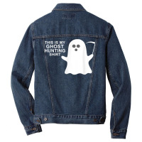 This Is My Ghost Hunting Halloween Shirt T Shirt Men Denim Jacket | Artistshot