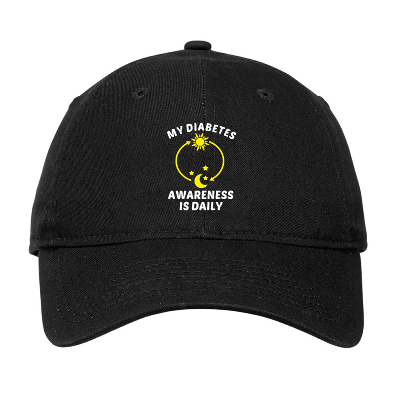 My Diabetes Awareness Is Daily Adjustable Cap | Artistshot