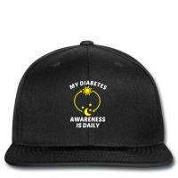 My Diabetes Awareness Is Daily Printed Hat | Artistshot