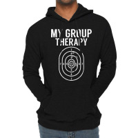 Gun Owner Group Therapy Gift Funny Shooting Range Target Lightweight Hoodie | Artistshot