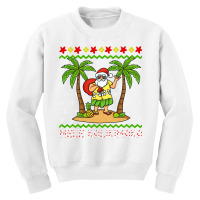 Mele Kalikimaka Hawaiian Christmas In July Hawaii Santa Youth Sweatshirt | Artistshot