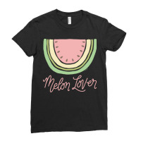 Watermelon  Shirt Watermelon Melon Lover Boho Minimal Watermelon Slice Ladies Fitted T-shirt | Artistshot