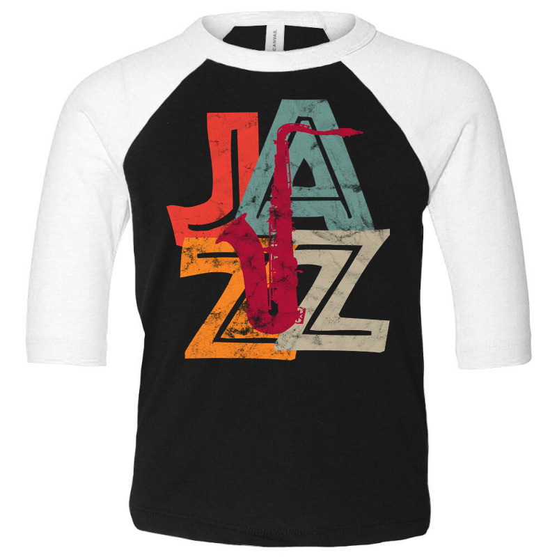 Jazz Vintage-ajpph Toddler 3/4 Sleeve Tee by Kandurip541 | Artistshot