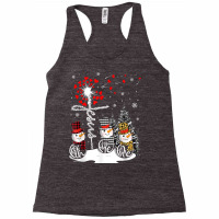 Faith Hope Love Snowman Jesus Dandelion Christian Christmas T Shirt Racerback Tank | Artistshot