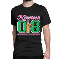 J15 Nineteen 08 Founders Day Aka Women Hand Sign Classic T-shirt | Artistshot