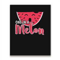 Watermelon  Shirt Watermelon One In A Melon   2171 Metal Print Vertical | Artistshot