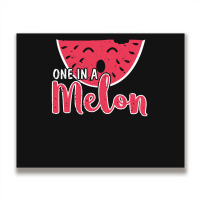 Watermelon  Shirt Watermelon One In A Melon   2171 Metal Print Horizontal | Artistshot