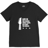 Life Is One Grand V-neck Tee | Artistshot